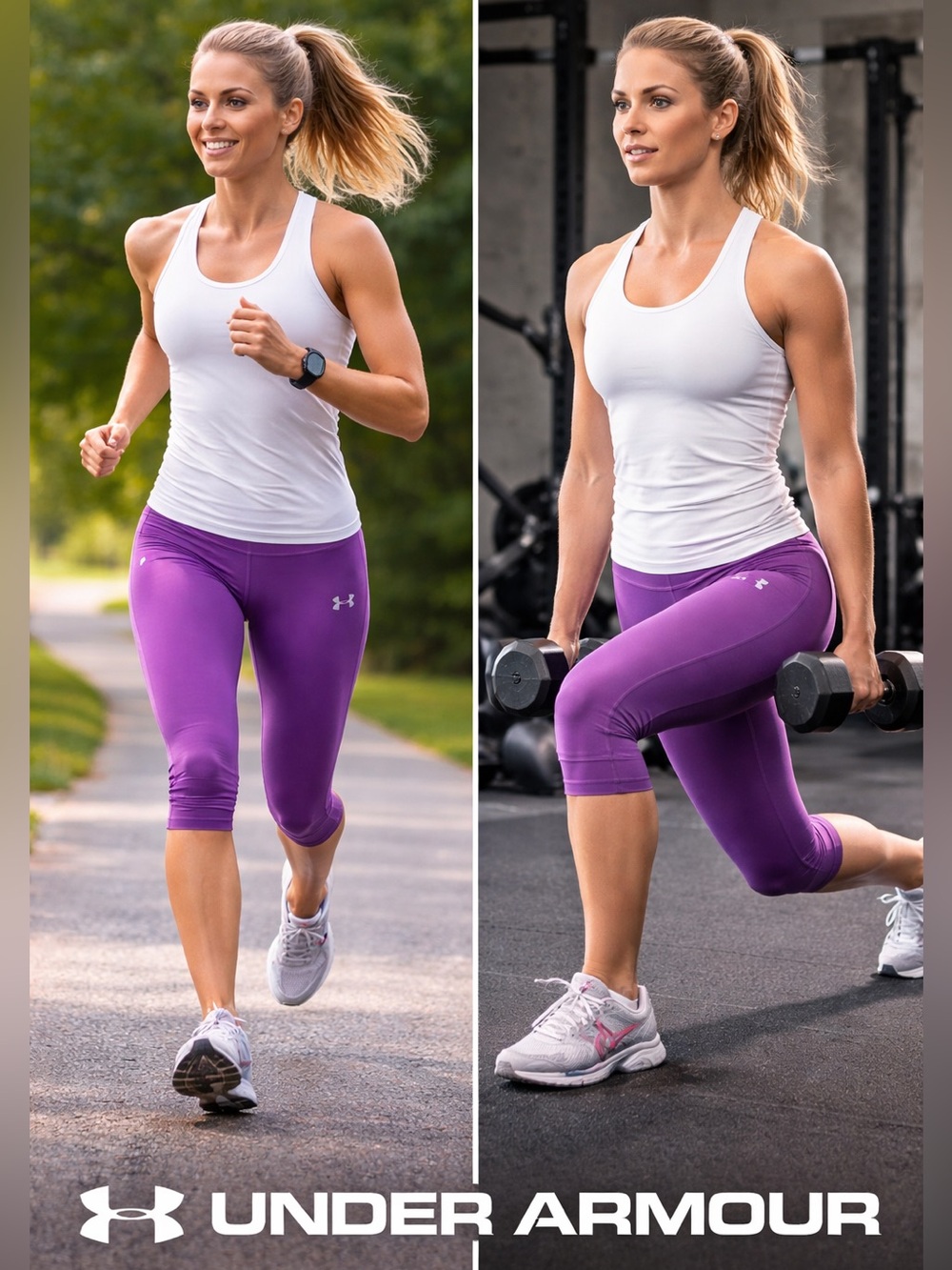 3/$20✨Under Armour Athletic Capri Leggings